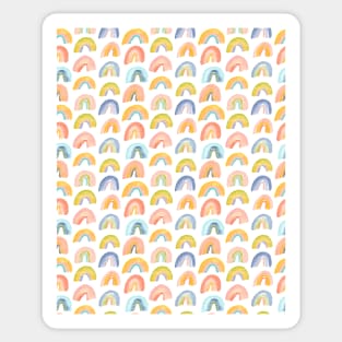 Rainbow Rainbows Pattern | Watercolour Sticker